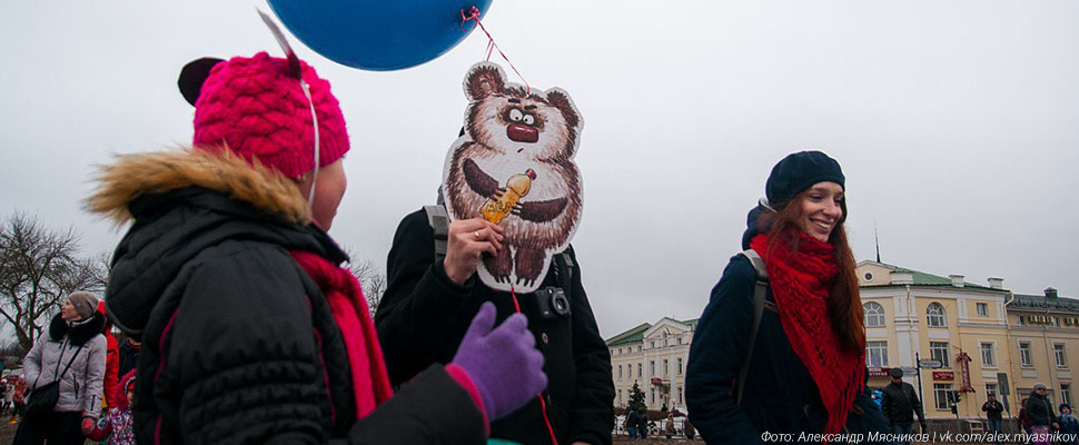 Плюшевое шествие: в Суздале состоялся марш Винни-Пухов