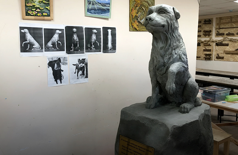 В Гусь-Хрустальном установят памятник бездомной собаке