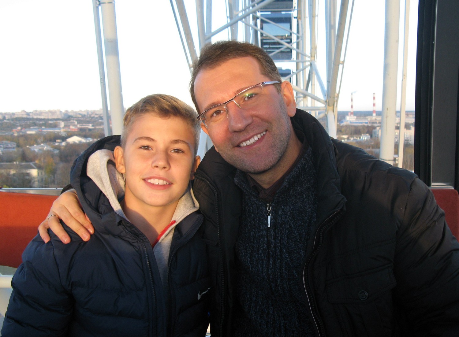 Сергей Артемьев и сын Олег