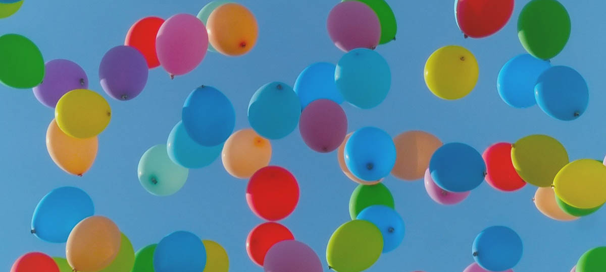 Запускаем воздушные шары в честь Дня знаний