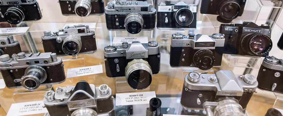 Уникальная выставка ретро-фотоаппаратов