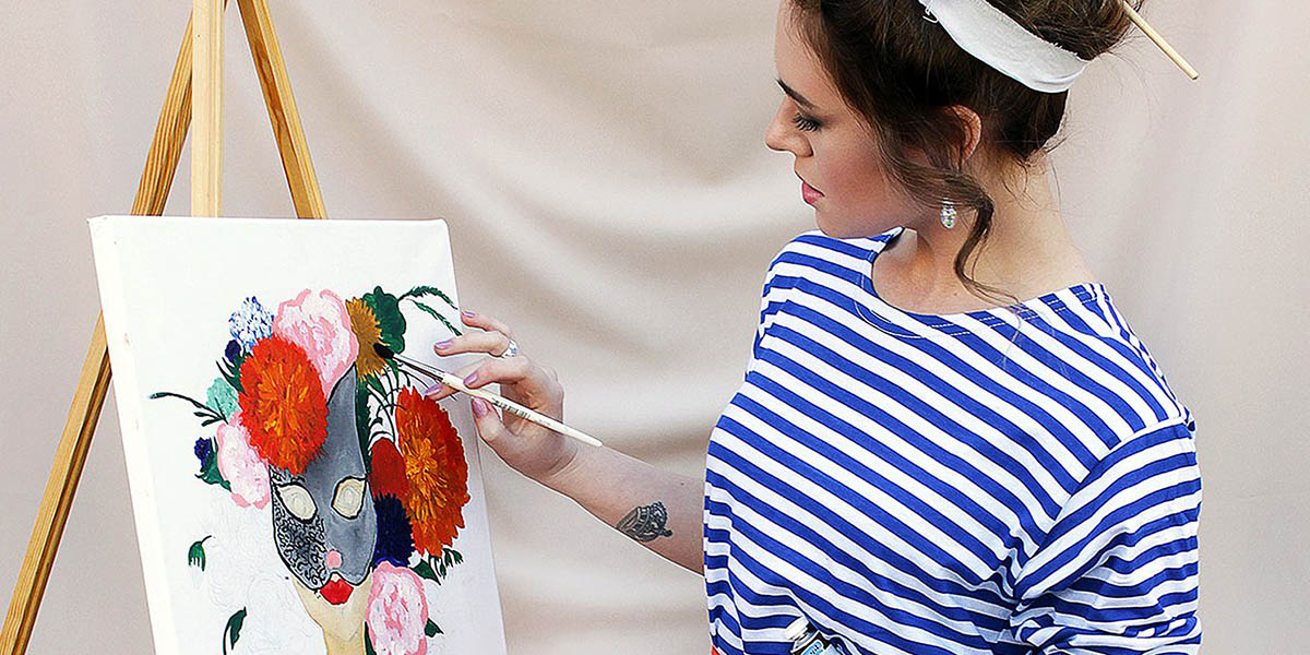 Весь июль у мольберта!