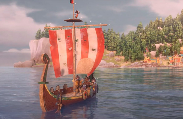 Анимация «Викинг Вик»