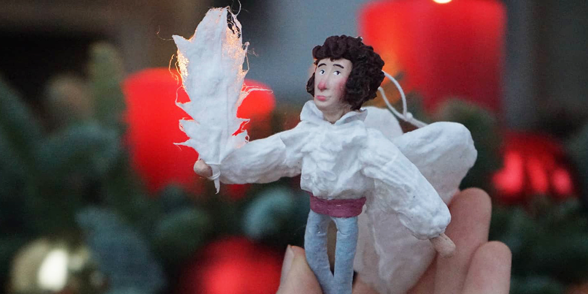 Пушкин с крыльями и театр ватных игрушек от художественной артели в Кузьмино