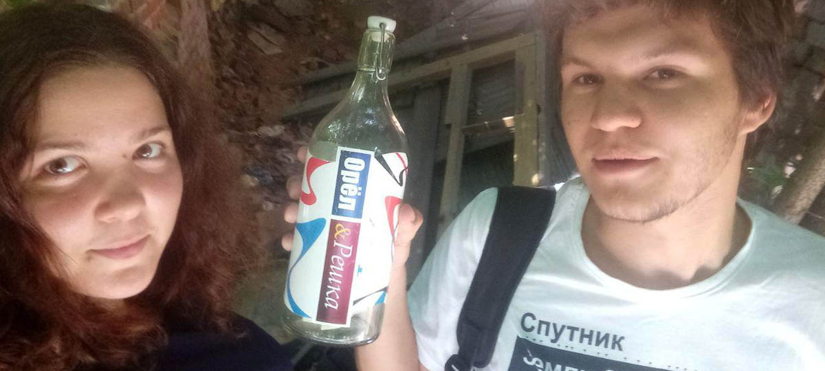 Бутылку от “Орла и Решки” во Владимире нашли москвичи