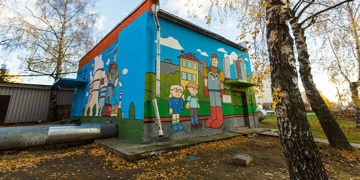 История на развалинах и сказка в подворотне: обзор новых масштабных граффити Владимира
