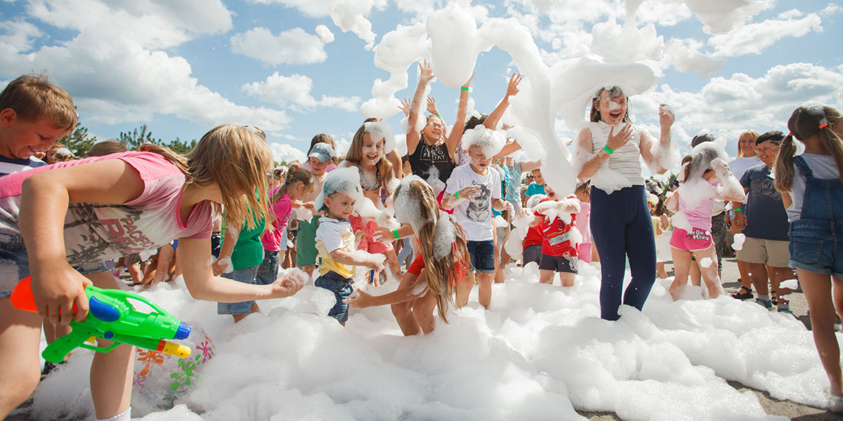 Пенная дискотека: Фонтан эмоций и позитива