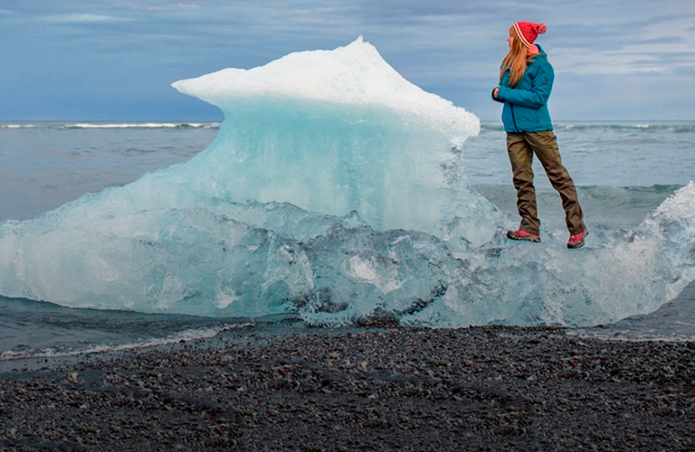 Жительница Владимира про черные пляжи, изумрудные горы и бриллиантовые льдины суровой Исландии