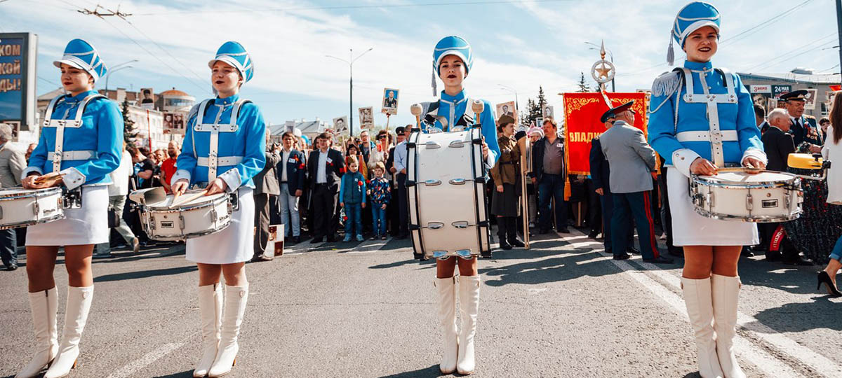 Отчетный концерт ансамбля мажореток