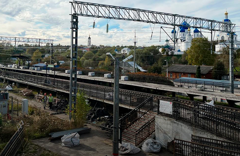 В Боголюбове возведут модульный вокзал, а во Владимире ремонт платформы затянется на год