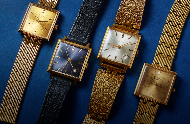 Наручные часы из ретроколлекции владимирца, насчитывающей около 300 советских моделей