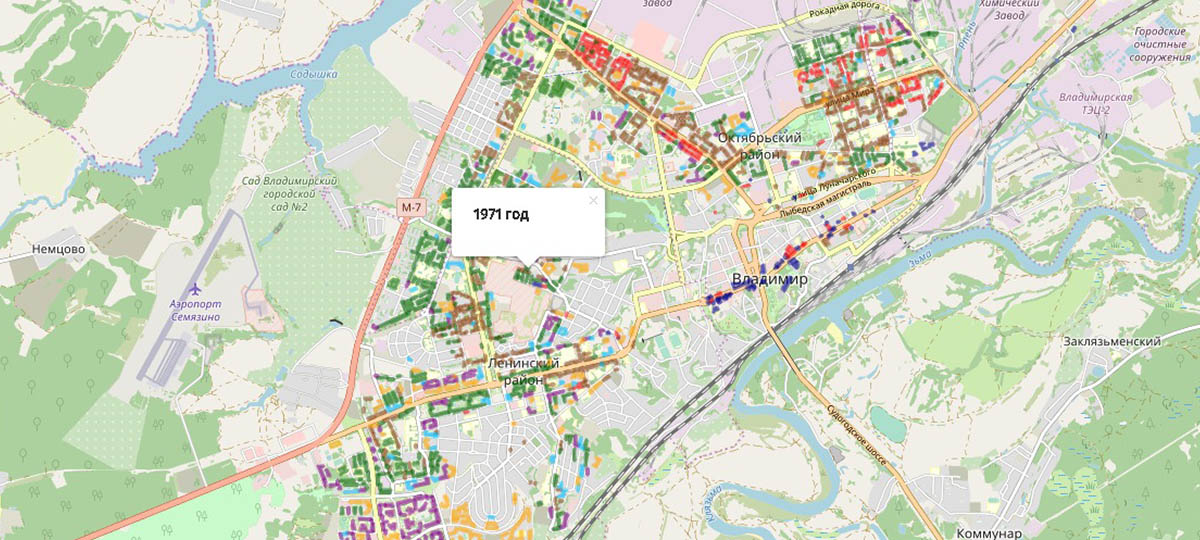 Интерактивная карта “Застройка Владимира” - новый онлайн-проект