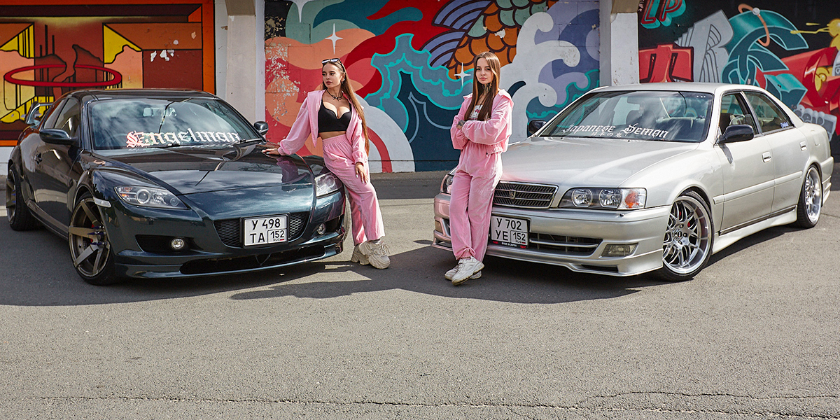 Серый «преследователь» и зеленая легенда — японские авто сестер Энгельман из Владимира