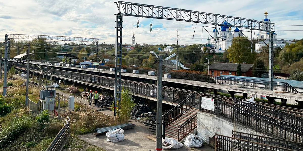 В Боголюбове возведут модульный вокзал, а во Владимире ремонт платформы затянется на год