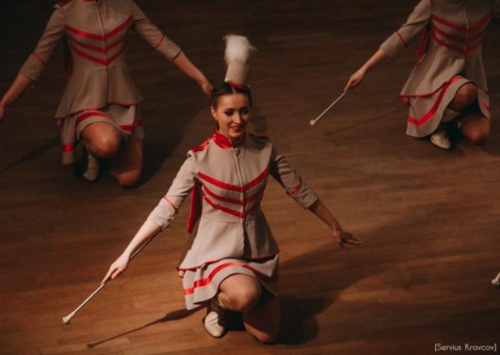 Отчетный концерт ансамбля мажореток