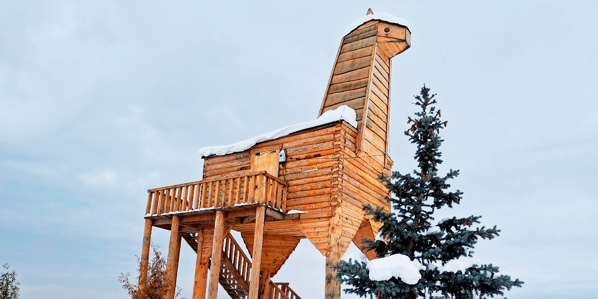 15-метровый конь с музеем Ильи Муромца внутри претендует на внесение в Книгу рекордов России