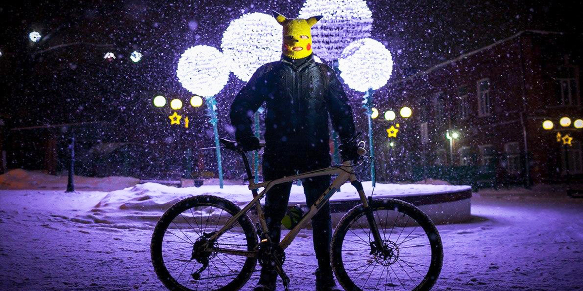 С велосипедом в минус 15, или Долгие зимние путешествия на снимках владимирца