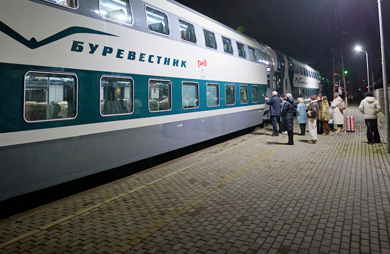 Первая остановка легендарного «Буревестника» во Владимире и новая схема движения на проспекте Ленина