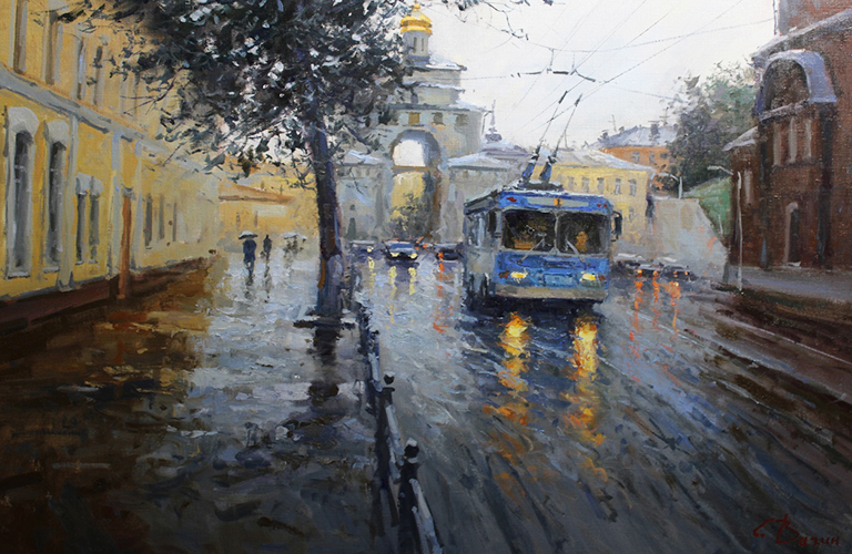 Изобразительный квест-тур по Владимиру: городские улочки, спрятанные в живописных этюдах