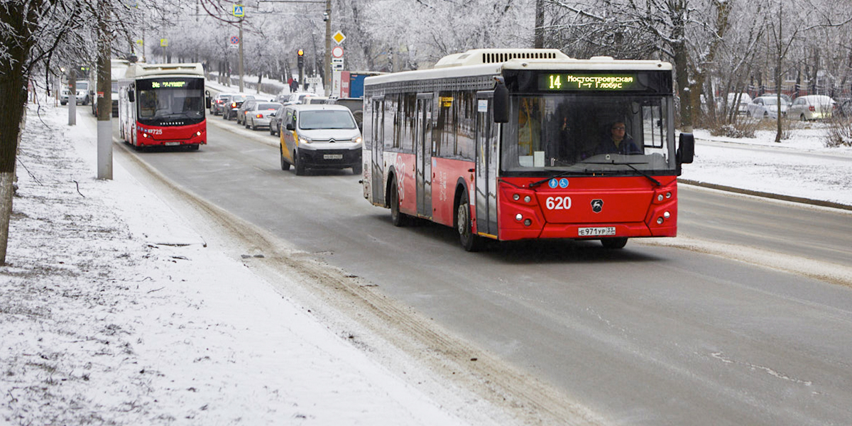 Где во Владимире собираются выделить полосы для автобусов и запустить новый маршрут