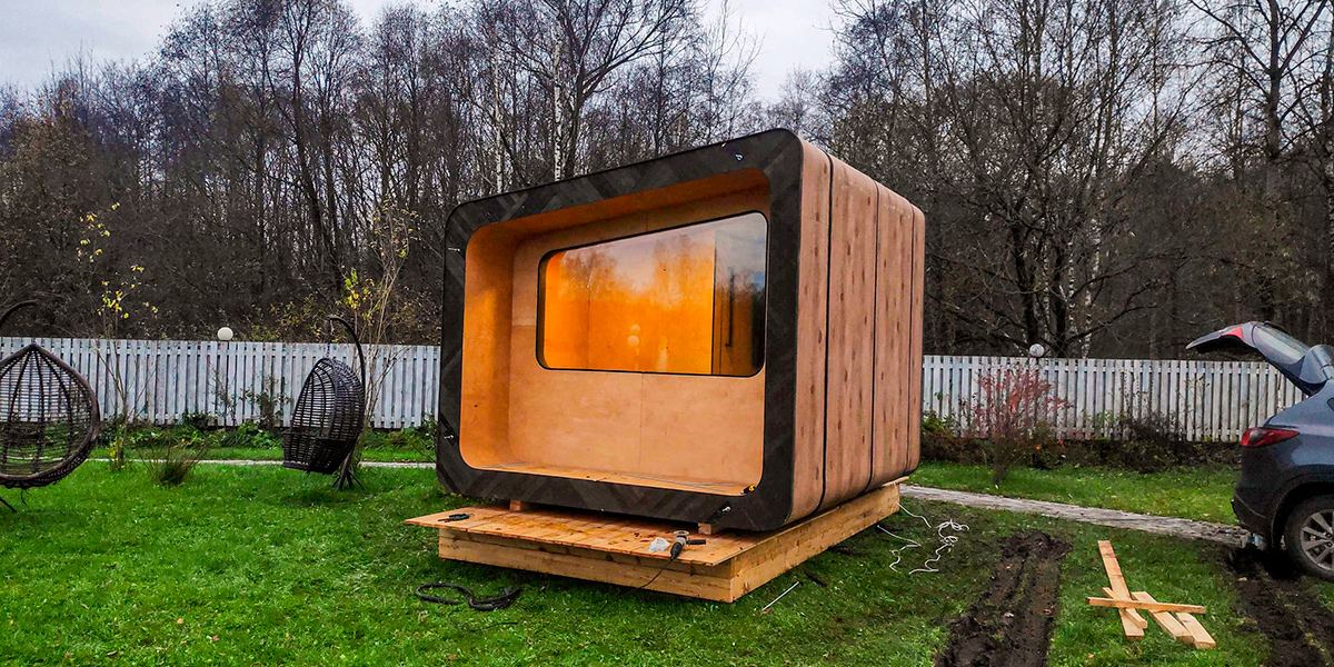 Владимирский архитектор построил свой первый модульный мини-дом