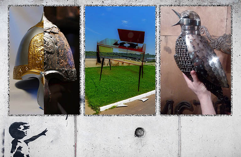 Шлем, радиола и соловей: 3 арт-объекта, которые могут появиться в области