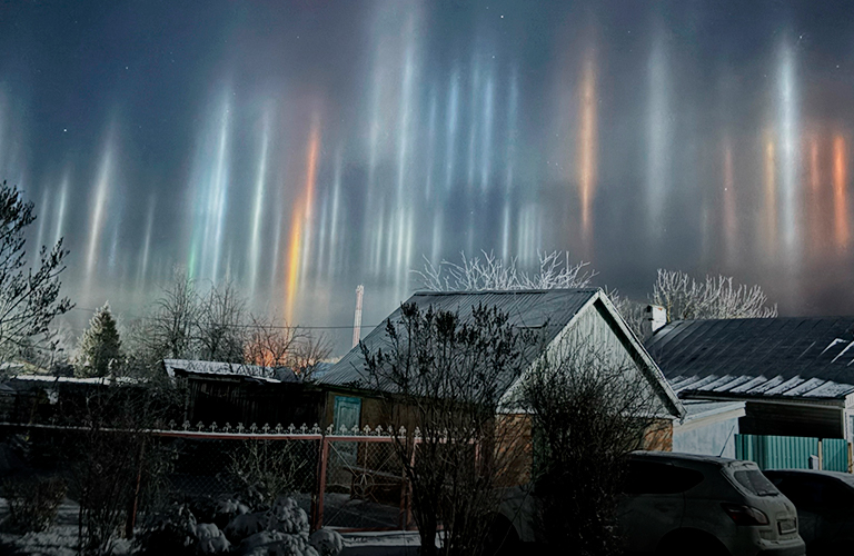 Небесная благодать или предновогоднее чудо? Жители 33-го региона  стали зрителями редкого оптического явления