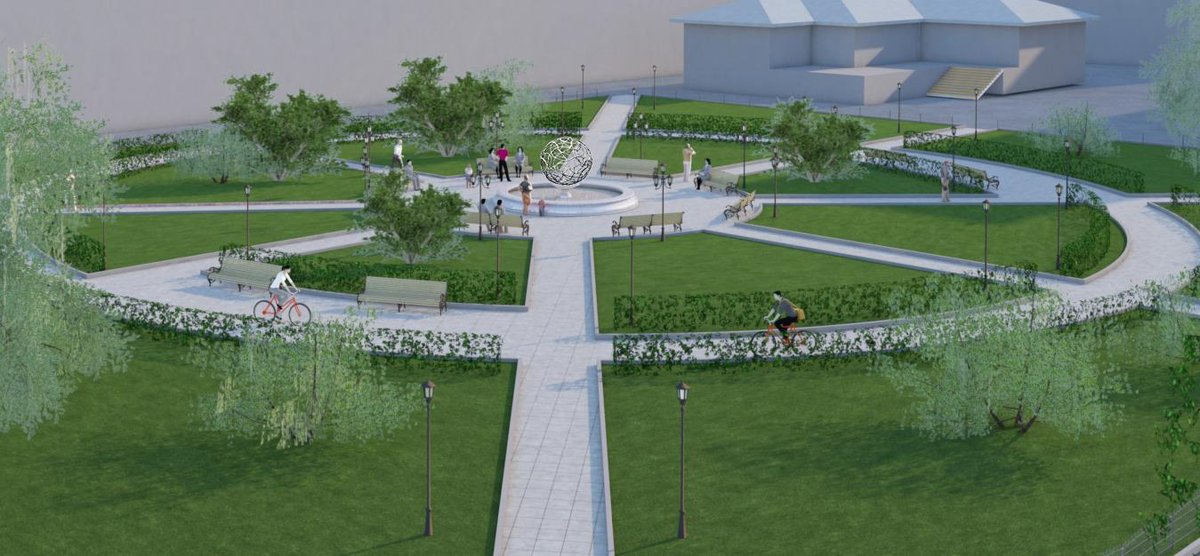 В Вязниках уже осенью-2018 заработает новый светомузыкальный фонтан. Также городские власти обещают провести реновацию площади перед автовокзалом