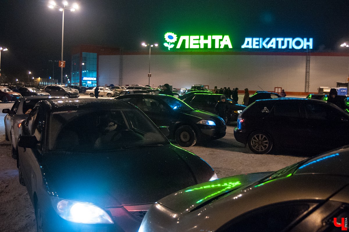 Флешмоб автолюбителей во Владимире