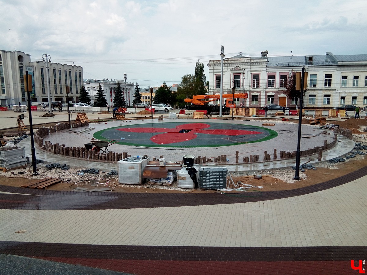25 августа во Владимире на Театральной площади откроется светомузыкальный фонтан