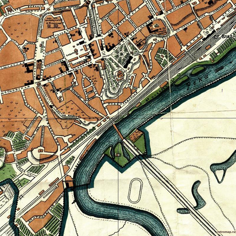 План города Владимира 1927 года
