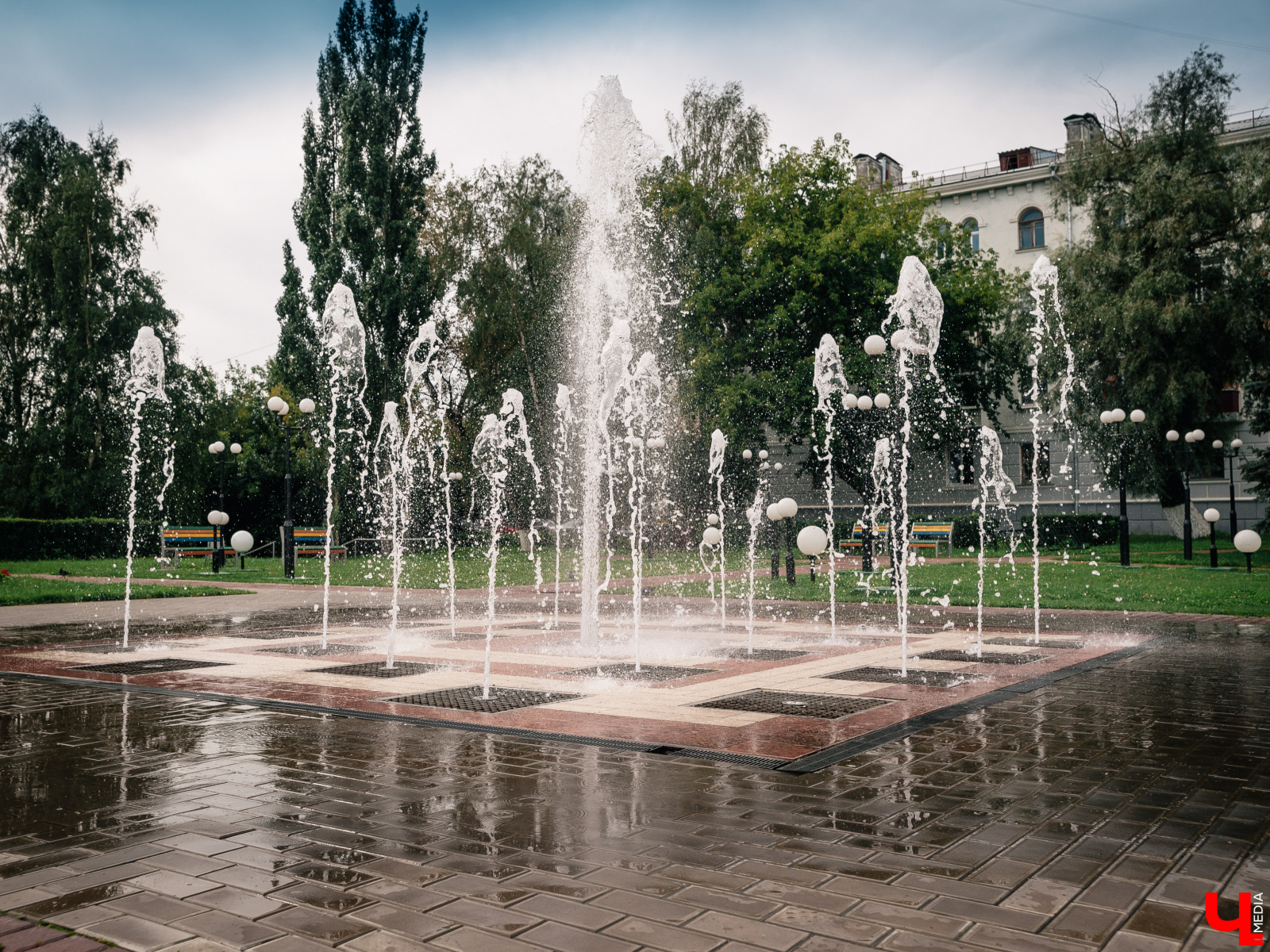 Закрытие сезона фонтанов во Владимире