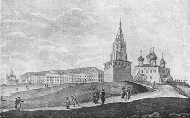 Фрагмент панорамы Владимира 1801-го года