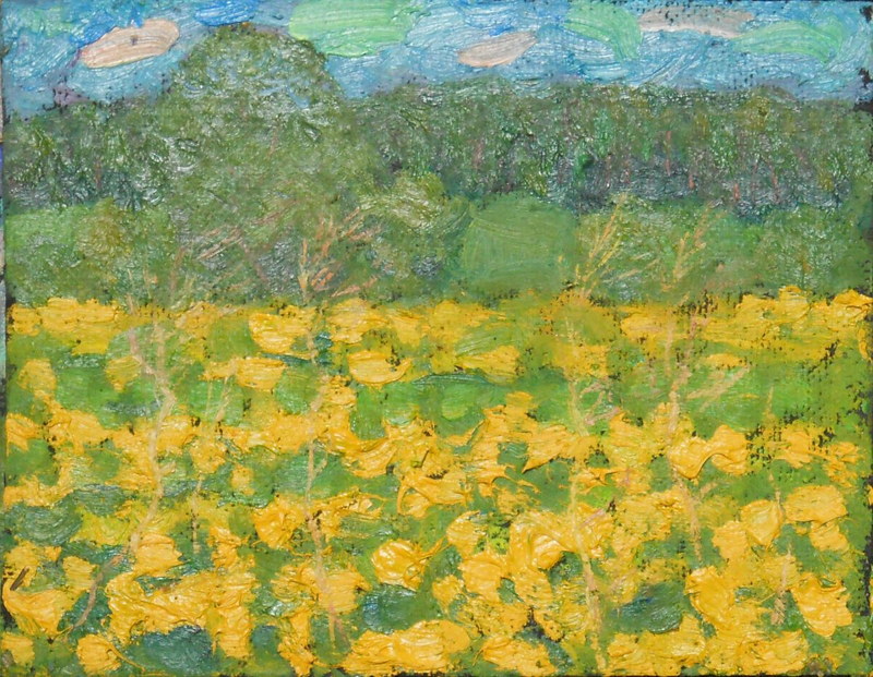 Хамков В.И. Этюд Цветение. 2011 г.