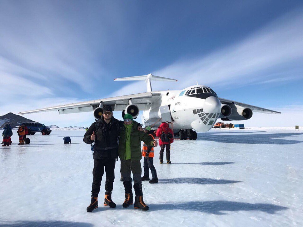 Покорители Антарктиды (Алексей Балакин - справа)