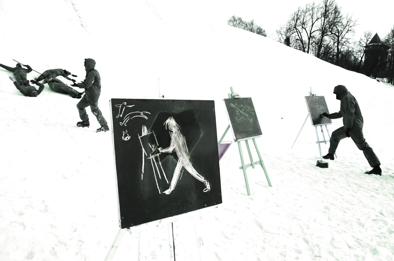Черно-белые образы от владимирских художников