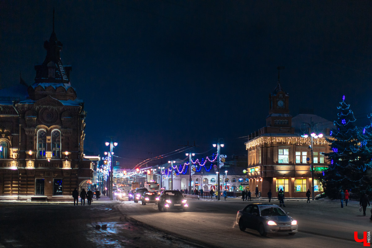 Украшение города Владимира к Новому году