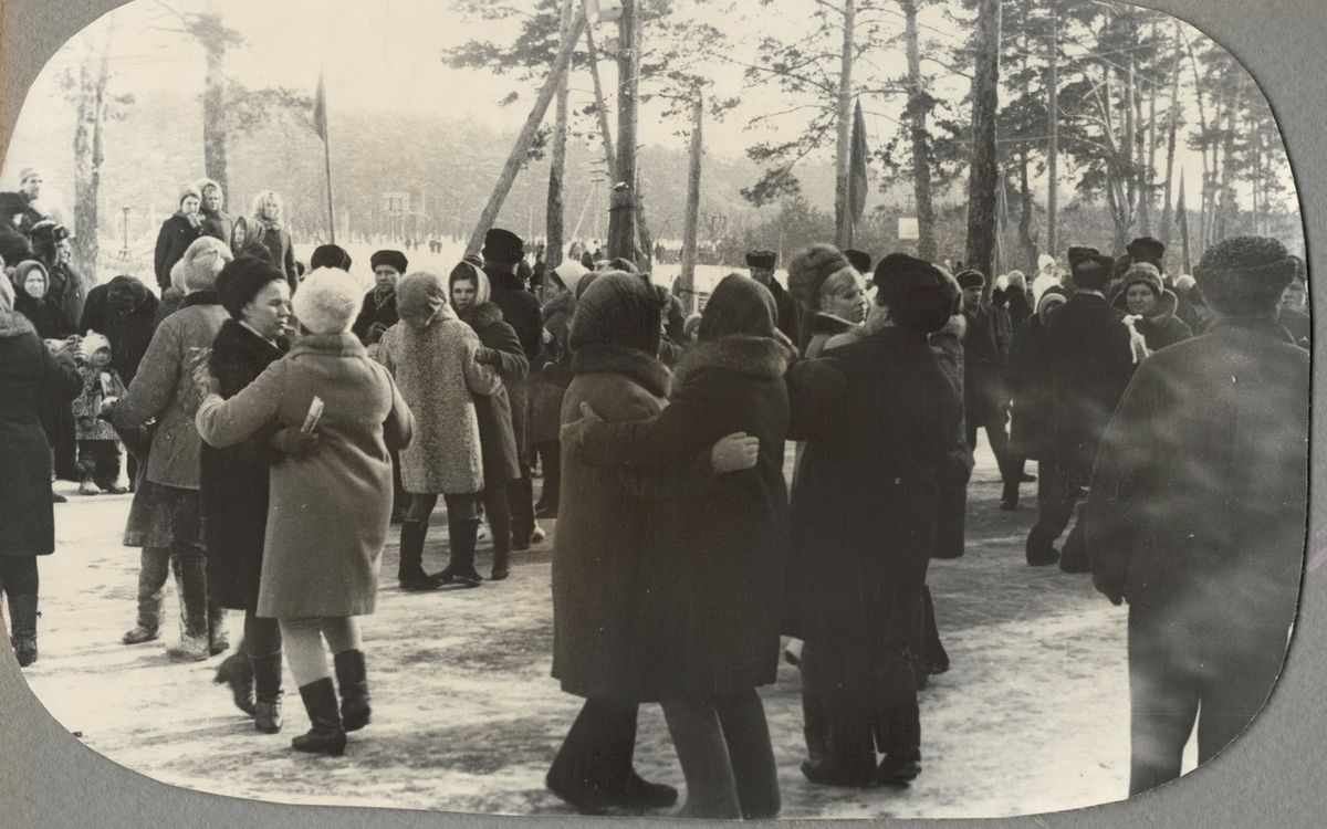 Новый год в парке “Загородный” во Владимире в 1974 г.