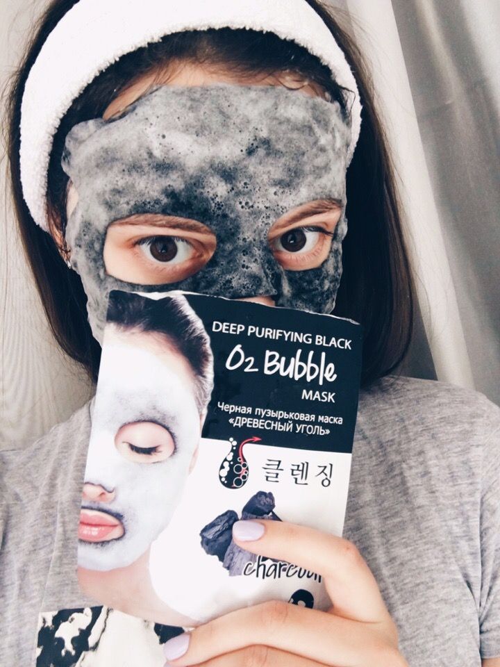 Глубокое очищение кожи лица с помощью маски O2 Bubble