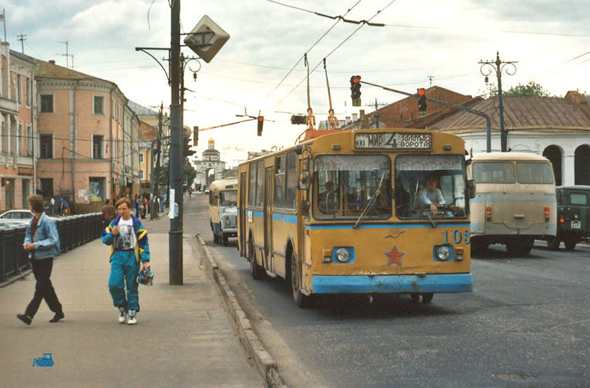 Улица III Интернационала, мост через Муромскую улицу. 14 июня, 1994 год