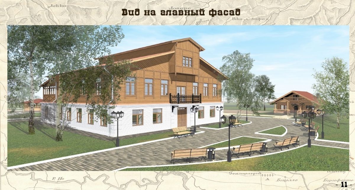 План реконструкции имения А.В. Суворова