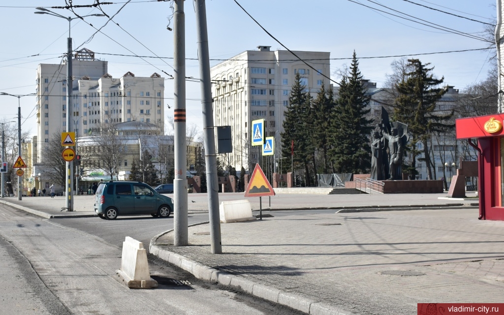 Список адресов, по которым в этом году отремонтируют дороги и тротуары во Владимире