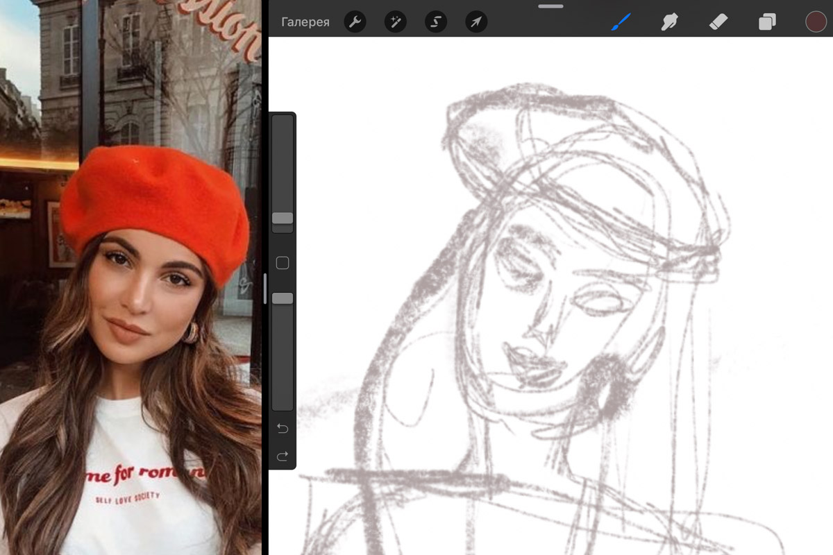 Татьяна Маклашина, владимирский fashion-иллюстратор, пошагово объясняет, как работать с программой Procreate и создавать красивые скетчи