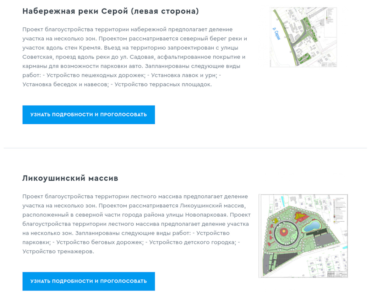 С 26 апреля по 30 мая владимирцы будут выбирать варианты реконструкции парка «Добросельский». Мы уже протестировали новую систему для онлайн-голосования.