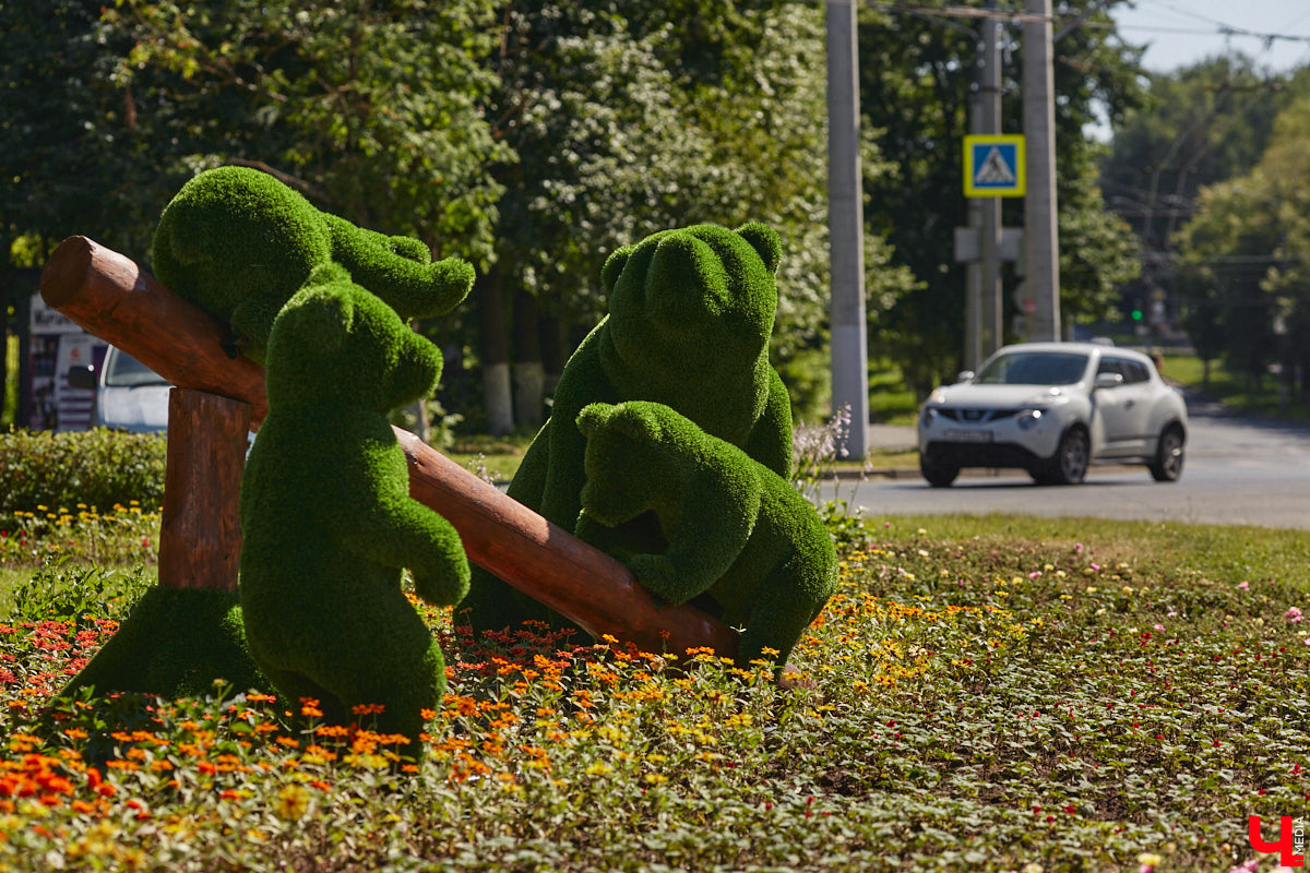 Во Владимире продолжаются работы по озеленению города. Всего планируется высадить около полумиллиона цветов и установить несколько новых топиарных композиций. «Ключ-Медиа» собрал все, что уже украшает областную столицу, в один фоторепортаж, дабы начать трудовую неделю с красоты!