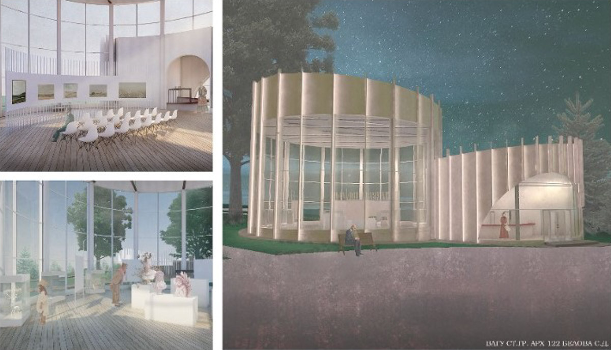 Владимирские студенты-архитекторы представили проекты выставочного павильона, который может появиться в Патриотическом сквере. Ему необходимо было придать уникальный архитектурный облик, основанный на концепции белокаменного зодчества. Лучшие работы заслужили награду, и, возможно, именно они послужат основой при благоустройстве локации.