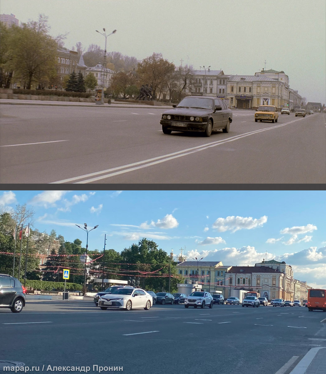 Приключения бандитов из девяностых в Нижнем Новгороде стали важной частью культуры нулевых. Пройти по следам героев фильма «Жмурки» решил владимирец Александр Пронин, на счету которого уже есть маршруты из дилогии про Данилу Багрова. Проект показывает, как за 20 лет изменились знаменитые кинолокации.