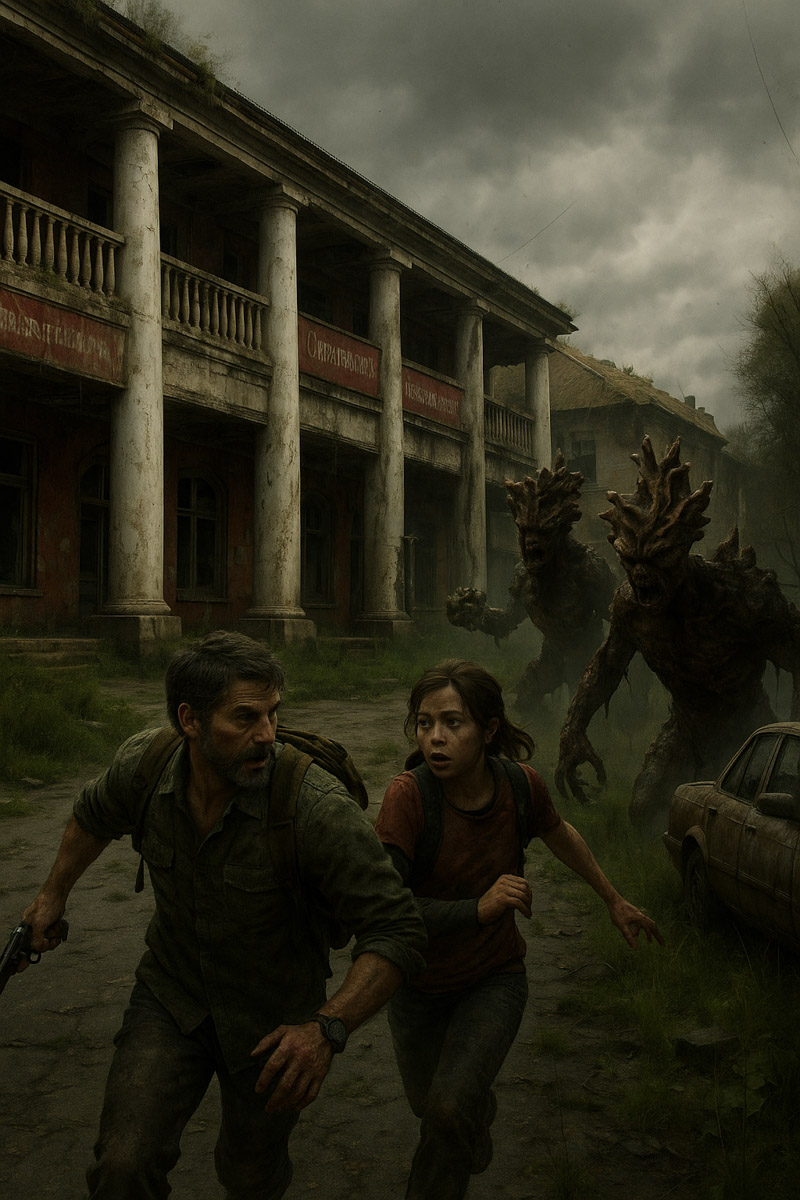 Пока во Владимире снимают сериалы про 90-е, его жители придумывают фантастические сюжеты. На этот раз благодаря нейросетям и таланту рилсмейкера Елены Журавлевой на улицах областного центра появились герои из «Игры престолов» и «Гарри Поттера», а Гусь-Хрустальный стал пленником антиутопии The Last of Us.