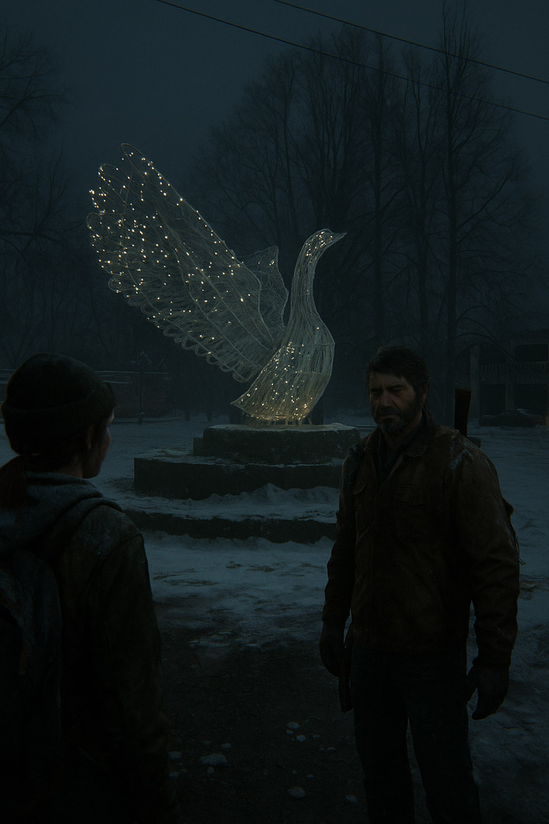 Пока во Владимире снимают сериалы про 90-е, его жители придумывают фантастические сюжеты. На этот раз благодаря нейросетям и таланту рилсмейкера Елены Журавлевой на улицах областного центра появились герои из «Игры престолов» и «Гарри Поттера», а Гусь-Хрустальный стал пленником антиутопии The Last of Us.