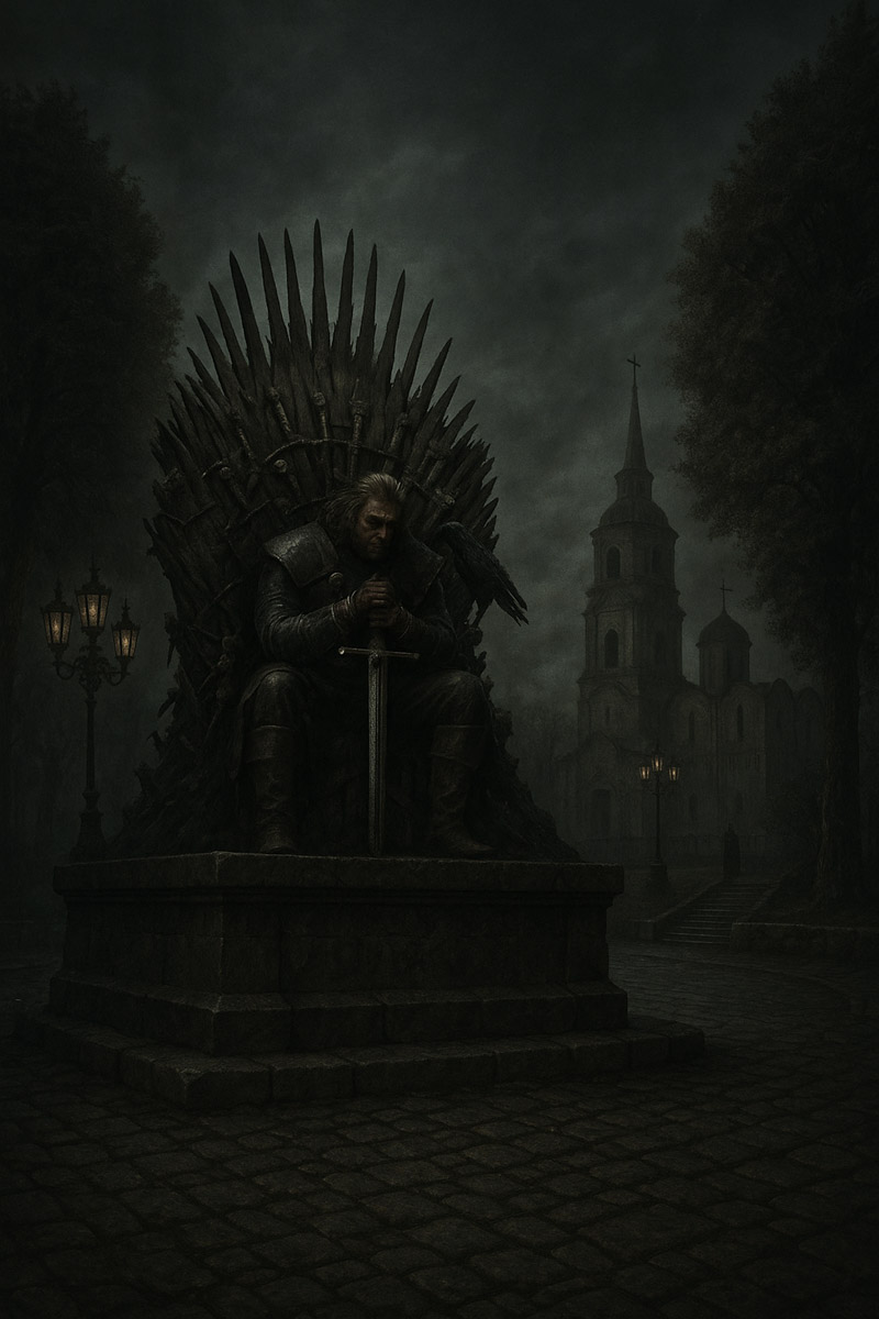 Пока во Владимире снимают сериалы про 90-е, его жители придумывают фантастические сюжеты. На этот раз благодаря нейросетям и таланту рилсмейкера Елены Журавлевой на улицах областного центра появились герои из «Игры престолов» и «Гарри Поттера», а Гусь-Хрустальный стал пленником антиутопии The Last of Us.